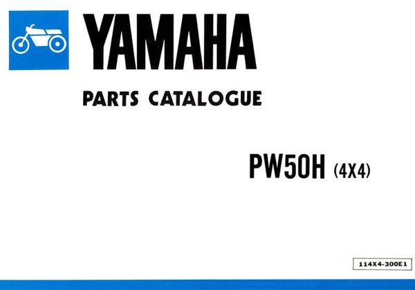Yamaha PW 50 H, Parts Catalogue