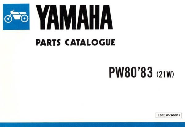 Yamaha PW 80, Parts Catalogue