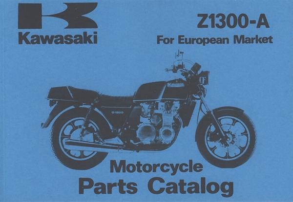 Kawasaki Z 1300 A - 1 und 2, Ersatzteilkatalog