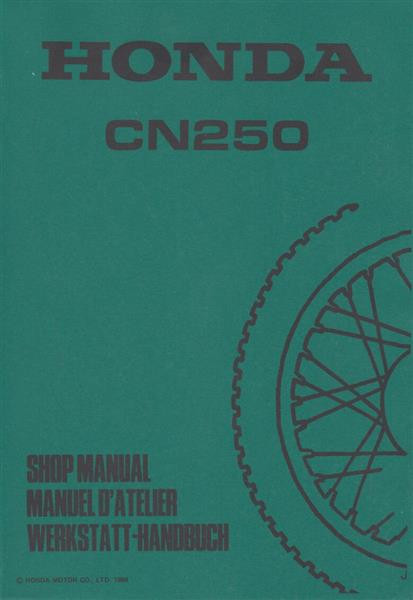 Honda CN250 Werkstatthandbuch