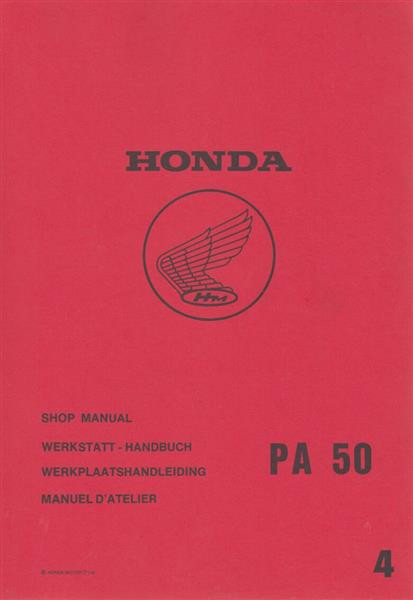 Honda PA50 Reparaturanleitung