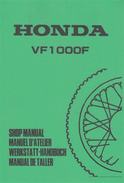 Honda VF1000F Werkstatthandbuch