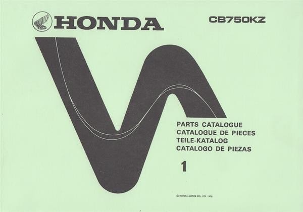 Honda CB750KZ Teilekatalog