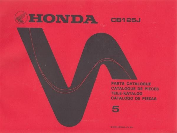 Honda CB125J Teilekatalog