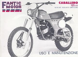 Fantic Caballero 125 cc USO E Manutenzione