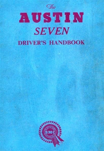 Austin Seven, Driver's Handbook