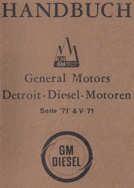 General Motors, Detroit-Diesel-Motoren, Serie 71 & V 71, Handbuch