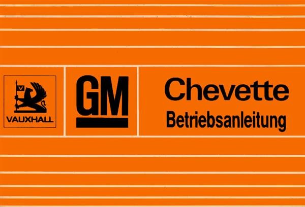 General Motors Chevette, Betriebsanleitung