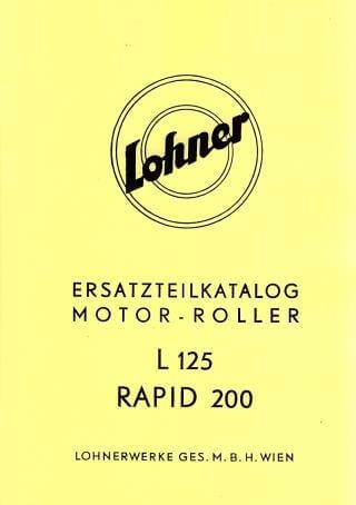 Lohner L 125, Rapid 200, Ersatzteilkatalog