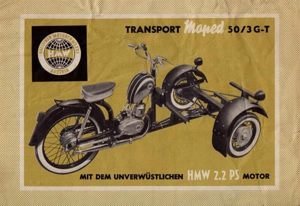 HMW 50/3 G-T, Transport-3-Rad-Moped, Prospekt