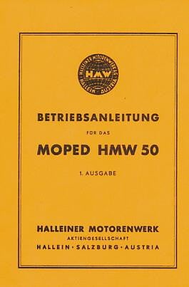 HMW 50 E, ET, Z, ZT, Betriebsanleitung