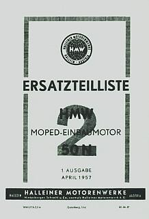 HMW Einbaumotor 50 N – Ersatzteilkatalog