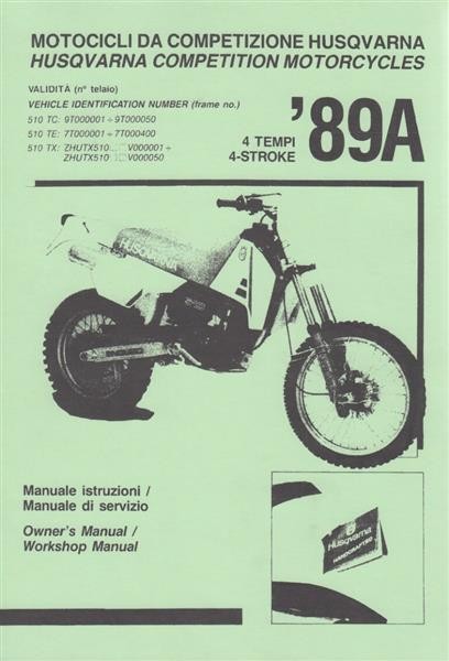 Husqvarna Competition Motorcycles, Owner's and Workshop Manual