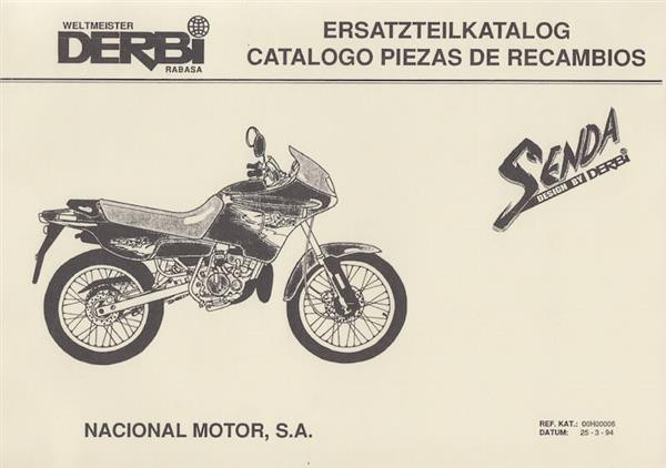 Derbi Senda Ersatzteilkatalog