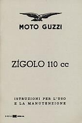 Moto Guzzi Zigolo, 110 ccm, Betriebsanleitung