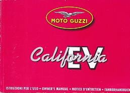 Moto Guzzi California EV, Betriebsanleitung