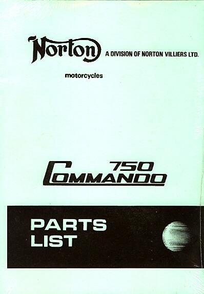 Norton Commando 750 Parts List