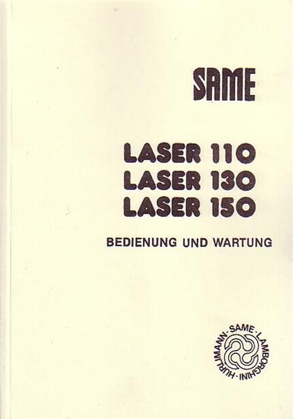 Same Laser 110, 130, 150, Betriebsanleitung