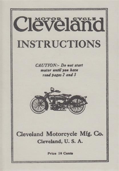 Cleveland Motorcycle Instructions