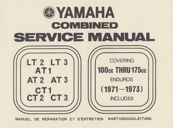 Yamaha 100 - 175 Enduro, Wartungsanleitung