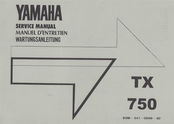 Yamaha TX 750 Wartungsanleitung
