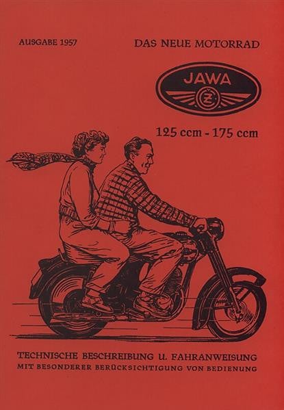 Jawa 125 und 175 ccm Type 355 und 356 Betriebsanleitung