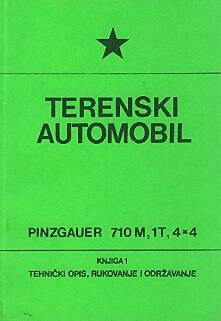 Puch Pinzgauer 710 M, 1T, 4x4, Terenski Automobil, Betriebsanleitung