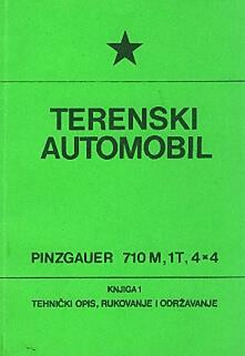 Puch Pinzgauer 710 M, 1T, 4x4, Terenski Automobil, Betriebsanleitung