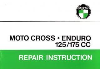 Puch Motorcycle Moto cross, Enduro 125/175 ccm repair instructions