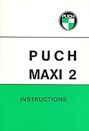 Puch Maxi 2 Owners Manual