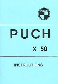 Puch Moped X 50, Instructions