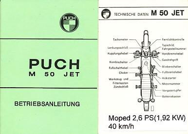 Puch M 50 Jet Betriebsanleitung