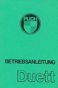 Puch Duett, Betriebsanleitung