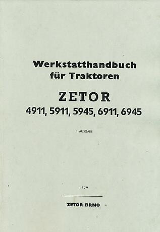 Zetor 4911, 5911, 5945, 6911, 6945 Werkstatthandbuch