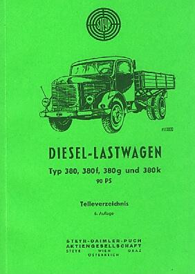 Steyr Typ 380 Ersatzteilkatalog