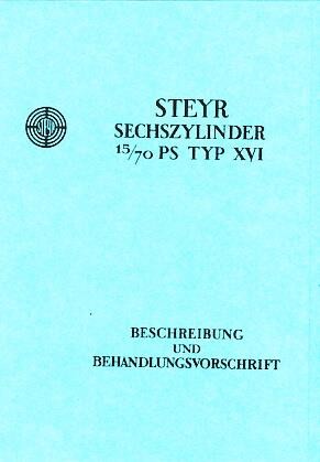 Steyr Typ 16 Betriebsanleitung