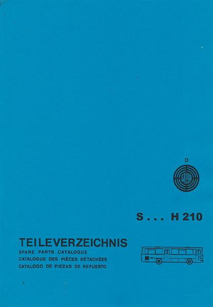 Steyr Omnibus S . . . H 210 Ersatzteilkatalog