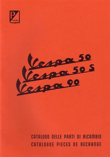 Vespa 50, 50 S, 90, Ersatzteilkatalog