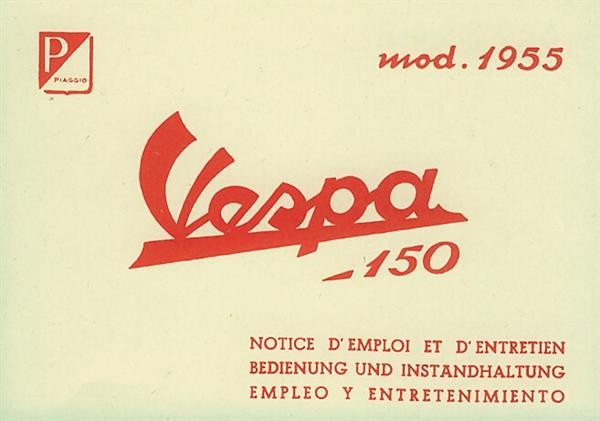 Vespa 150 VL 1-2 (1955) Betriebsanleitung