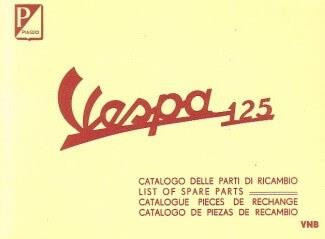 Vespa 125 VNB Ersatzteilkatalog