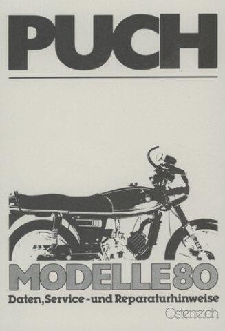 Puch Modelle 1980, Daten, Service, Reparaturhinweise