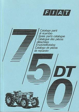 Fiat Traktor 750 DT Ersatzteilkatalog