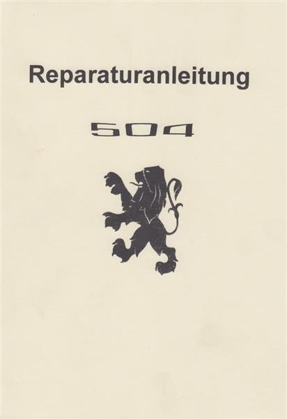 Peugeot 504 Reparaturanleitung