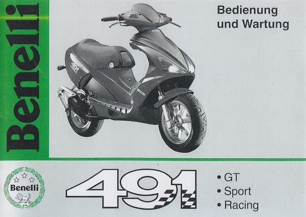 Benelli 491 GT, Sport und Racing, Bedienung und Wartung