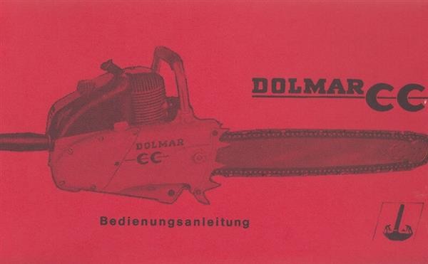 Dolmar CC Kettensäge mit 2-Takt-Motor, Bedienungsanleitung