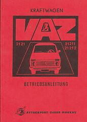 Lada Kraftwagen VAZ 2121, 21211 und 21212 Betriebsanleitung