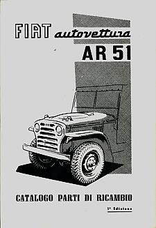 Fiat AR 51 Autovettura Jeep Ersatzteilkatalog