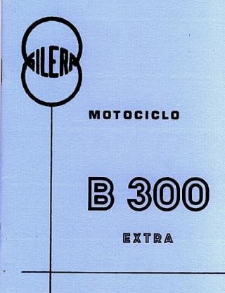 Gilera B300 Extra Motociclo Manual
