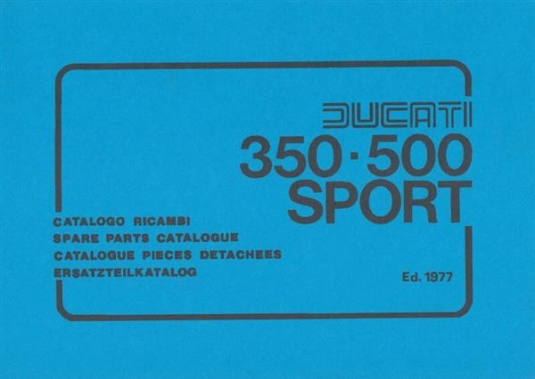 Ducati 350 und 500 Sport, Ersatzteilkatalog