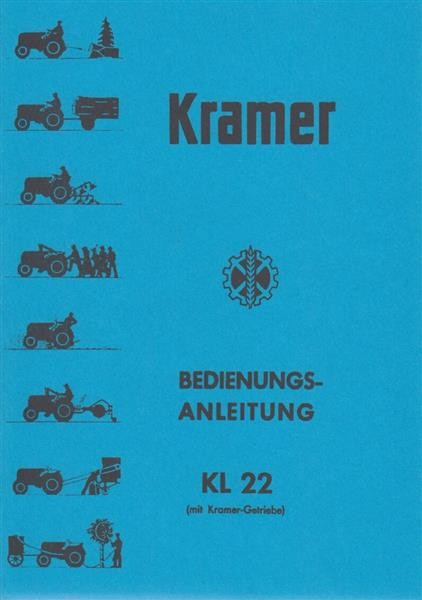 Kramer KL22 mit Kramer-Getriebe Betriebsanleitung